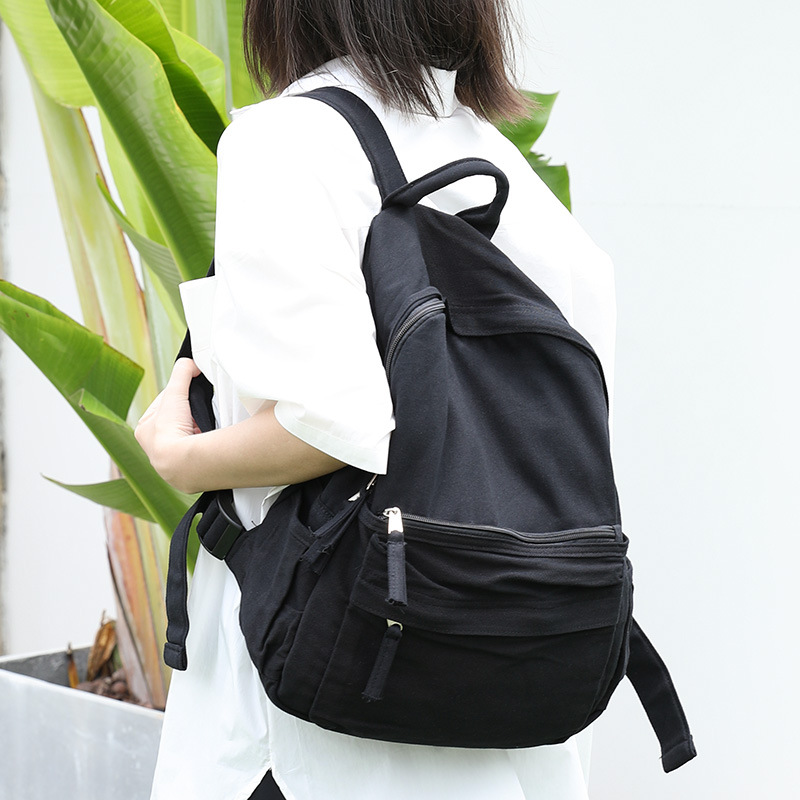 New in Women Light Grey Nylon  - Canvas Backpack Casual review and price