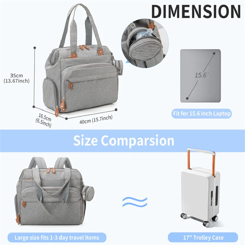 Baby Diaper Bag Large Capacity - Backpack Diaper Bag review and price