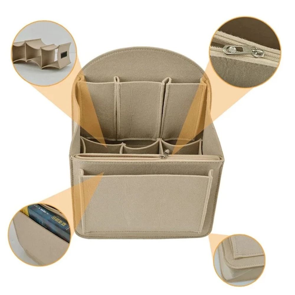 Makeup Organizer Felt Insert B - Backpack Insert Organizer review and price